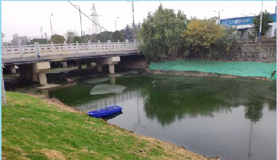 我司施工的江苏省扬州市维扬经济开发区尚桥冲应急工程开工